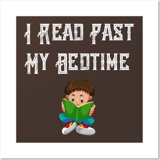 funny read past my bedtime, book reading Posters and Art